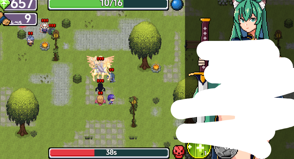 PC+安卓双平台像素动作ARPG游戏《为守护神明三名女孩被凌辱》V1.0内嵌汉化版（400M）图片-1